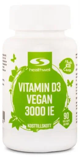 Healthwell vitamin D3 vegan