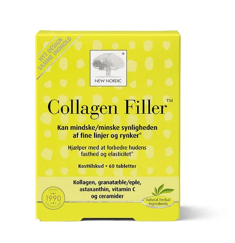 New Nordic Collagen Filler, 60 tabletter